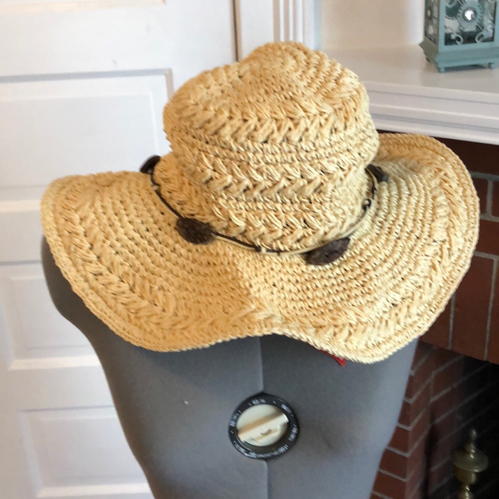 Packable straw Sun hat